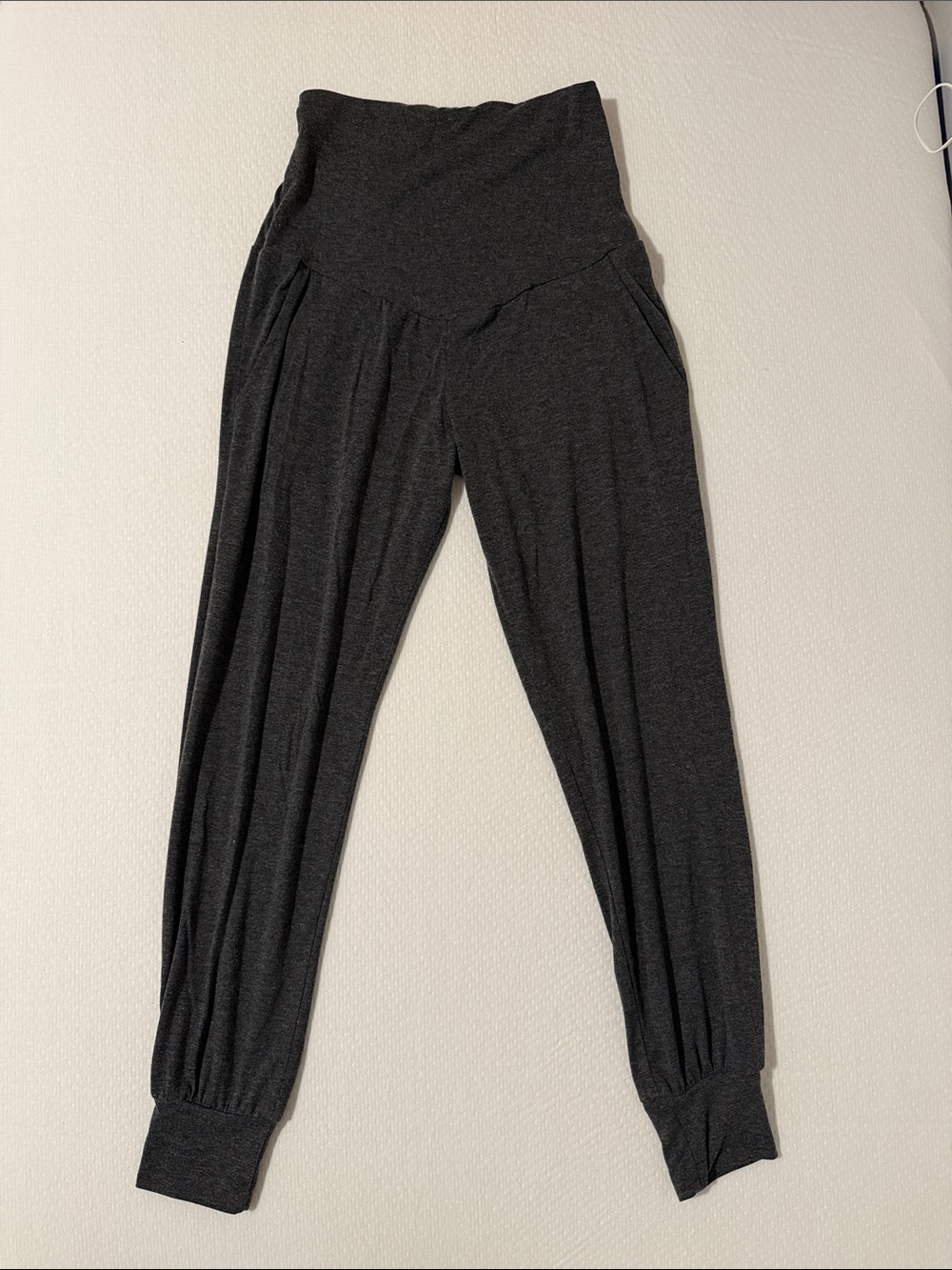 Maternity High Waist Jogger Pants - Stretch Waist
